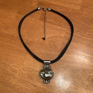 TR 161 Mexico Vintage Unique Abalone Necklace